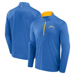 Fanatics Los Angeles Chargers Defender Long Sleeve Quarter-Zip Jacket Powder Blue