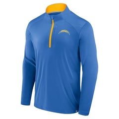 Fanatics Los Angeles Chargers Defender Long Sleeve Quarter-Zip Jacket Powder Blue