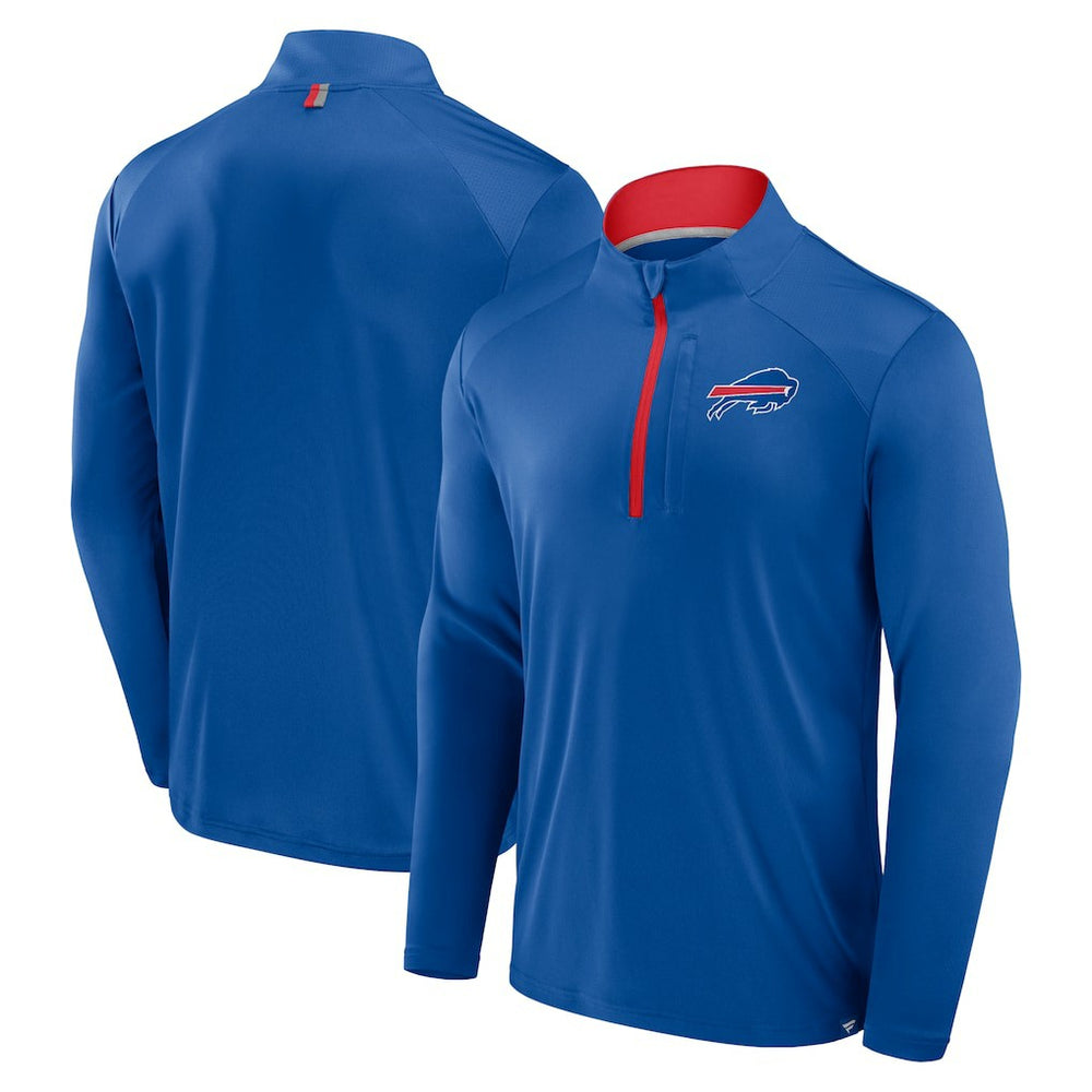 Fanatics Buffalo Bills Defender Long Sleeve Quarter-Zip Jacket Royal