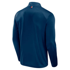 Fanatics Houston Texans Defender Long Sleeve Quarter-Zip Jacket Navy