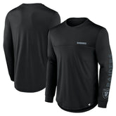 Fanatics Las Vegas Raiders Blackout Long Sleeve T-Shirt Black