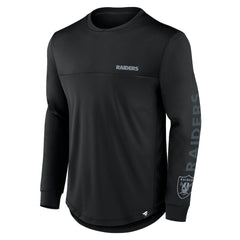 Fanatics Las Vegas Raiders Blackout Long Sleeve T-Shirt Black
