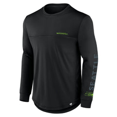 Fanatics Seattle Seahawks Blackout Long Sleeve T-Shirt Black