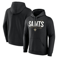 Fanatics New Orleans Saints Pylon Outline Pullover Hoodie Black
