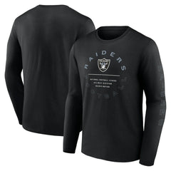 Fanatics Las Vegas Raiders Stat Sheet Long Sleeve T-Shirt Black