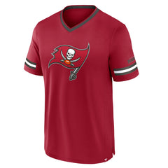 Fanatics Tampa Bay Buccaneers Stripe Stacking T-Shirt Red