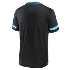 Fanatics Carolina Panthers Stripe Stacking T-Shirt Black