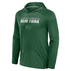 Fanatics New York Jets Transitional Defender Hoodie Long Sleeve T-Shirt Green
