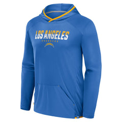 Fanatics Los Angeles Chargers Transitional Defender Hoodie Long Sleeve T-Shirt Powder Blue