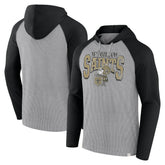 Fanatics New Orleans Saints Under Center Long Sleeve Hoodie T-Shirt Gray/Black