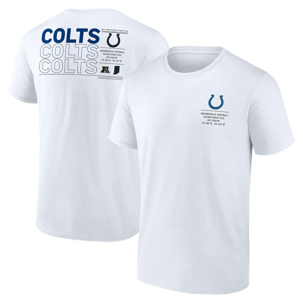 Fanatics Indianapolis Colts Repeat Stats T-Shirt White