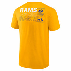 Fanatics Los Angeles Rams Repeat Stats T-Shirt Gold