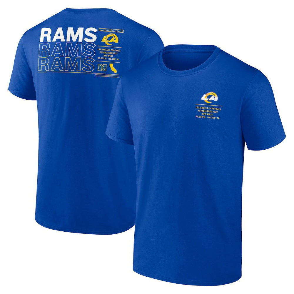 Fanatics Los Angeles Rams Repeat Stats T-Shirt Royal