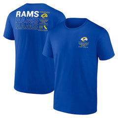 Fanatics Los Angeles Rams Repeat Stats T-Shirt Royal
