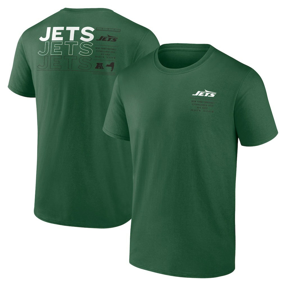 Fanatics New York Jets Repeat Stats T-Shirt Green