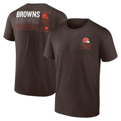 Fanatics Cleveland Browns Repeat Stats T-Shirt Brown