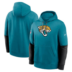 Nike Jacksonville Jaguars 2024 Sideline Club Pullover Hoodie Teal