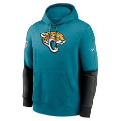 Nike Jacksonville Jaguars 2024 Sideline Club Pullover Hoodie Teal