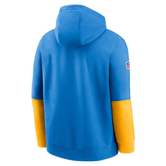 Nike Los Angeles Chargers 2024 Sideline Club Pullover Hoodie Powder Blue