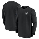 Nike Las Vegas Raiders 2024 Sideline Coaches Long Sleeve Top Black