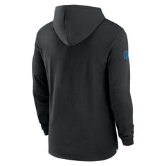 Nike Detroit Lions 2024/25 Sideline Performance Long Sleeve Hoodie T-Shirt Black