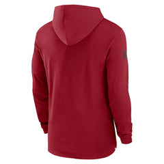 Nike Arizona Cardinals 2024/25 Sideline Performance Long Sleeve Hoodie T-Shirt Cardinal