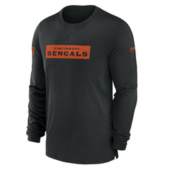 Nike Cincinnati Bengals Sideline Player Performance Long Sleeve T-Shirt Black