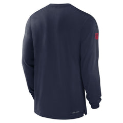 Nike New England Patriots Sideline Player Performance Long Sleeve T-Shirt Navy