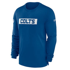 Nike Indianapolis Colts Sideline Player Performance Long Sleeve T-Shirt Royal