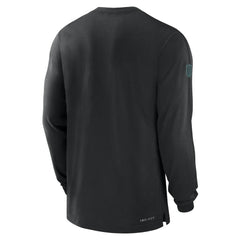 Nike Philadelphia Eagles Sideline Player Performance Long Sleeve T-Shirt Black