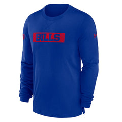 Nike Buffalo Bills Sideline Player Performance Long Sleeve T-Shirt Royal