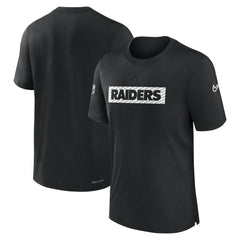 Nike Las Vegas Raiders Sideline Player Performance T-Shirt Black