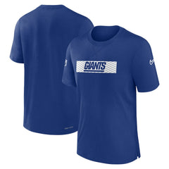Nike New York Giants Sideline Player Performance T-Shirt Royal