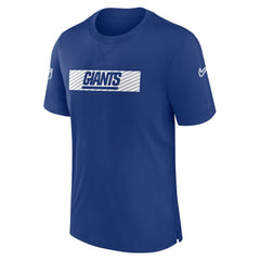 Nike New York Giants Sideline Player Performance T-Shirt Royal