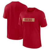 Nike San Francisco 49ers Sideline Player Performance T-Shirt Scarlet