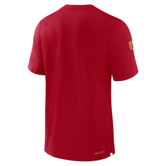 Nike San Francisco 49ers Sideline Player Performance T-Shirt Scarlet