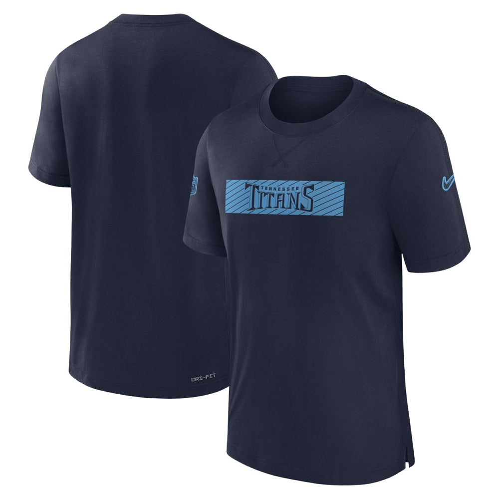 Nike Tennessee Titans Sideline Player Performance T-Shirt Navy