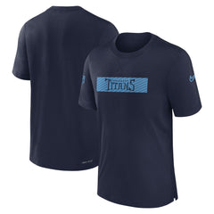 Nike Tennessee Titans Sideline Player Performance T-Shirt Navy