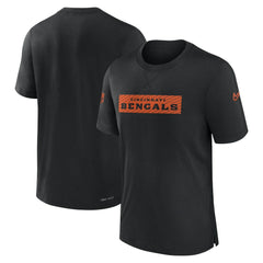 Nike Cincinnati Bengals Sideline Player Performance T-Shirt Black