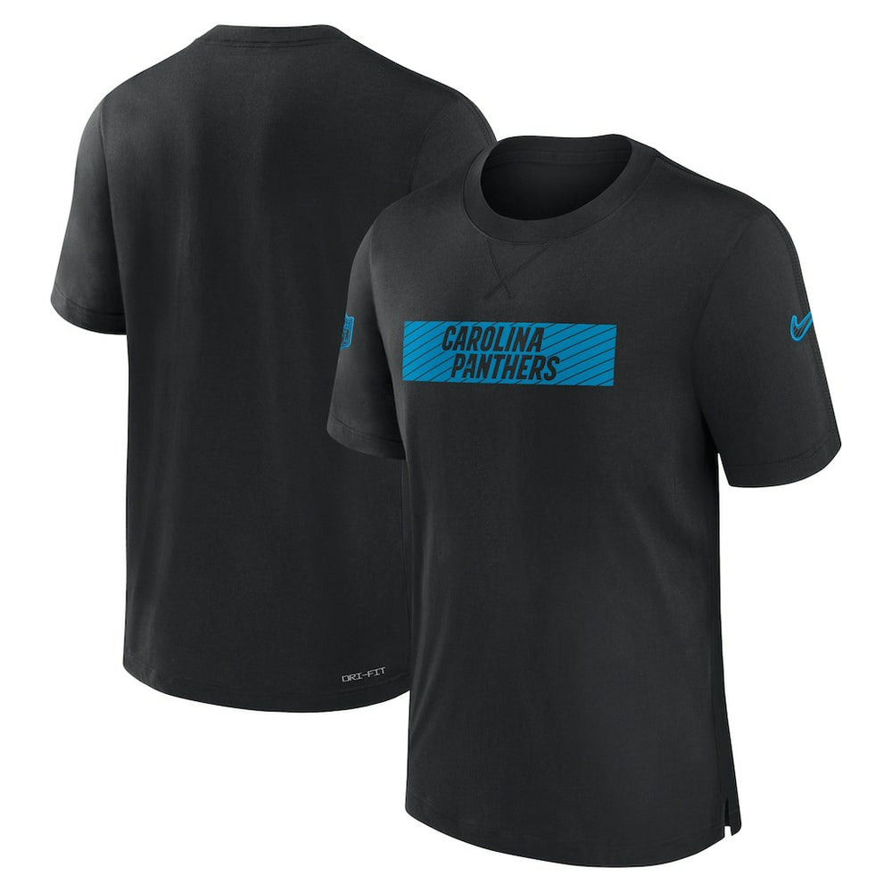 Nike Carolina Panthers Sideline Player Performance T-Shirt Black