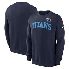 Nike Tennessee Titans Club Pullover Sweatshirt Navy