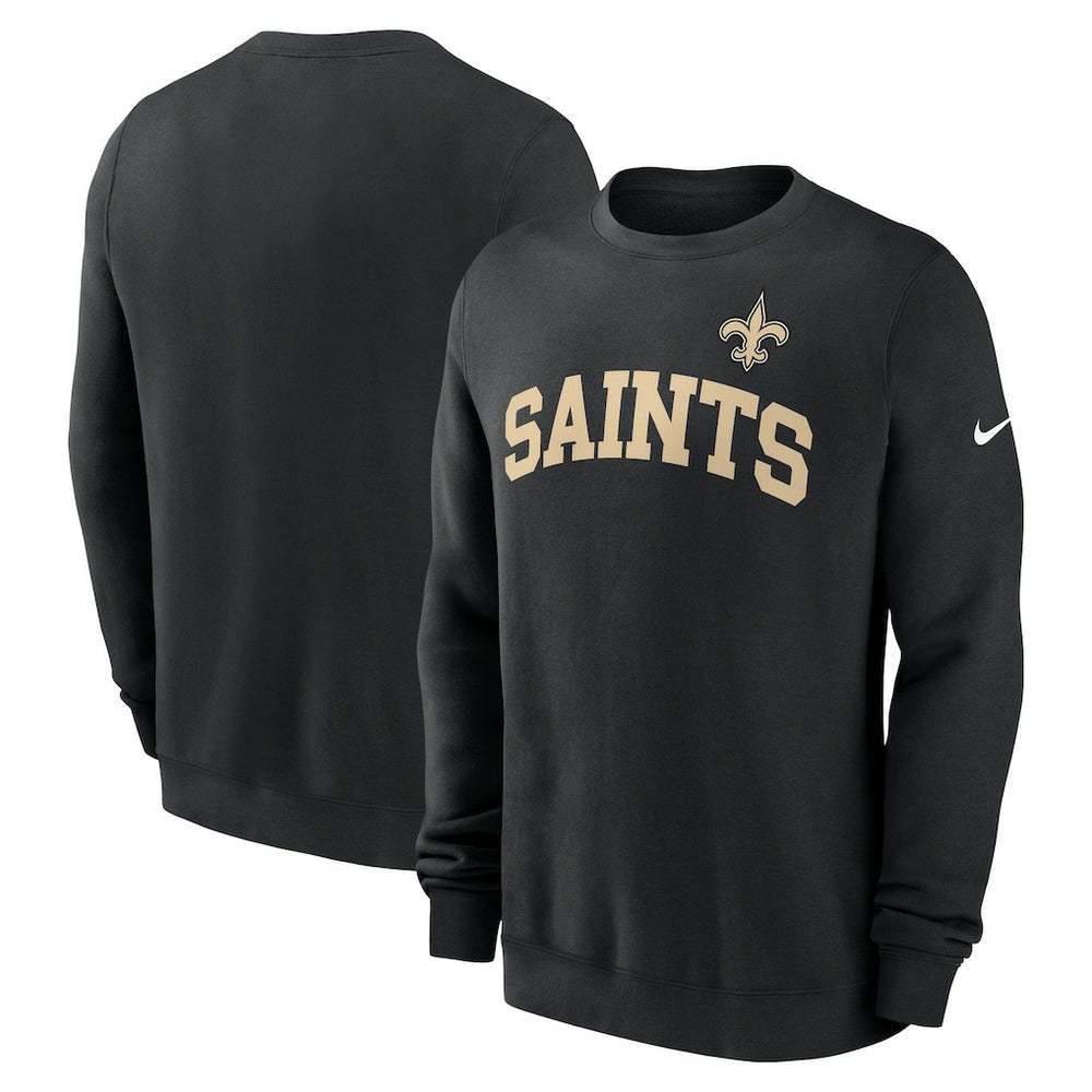Nike New Orleans Saints Club Pullover Sweatshirt Black