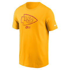 Nike Kansas City Chiefs Faded Essential T-Shirt Gold