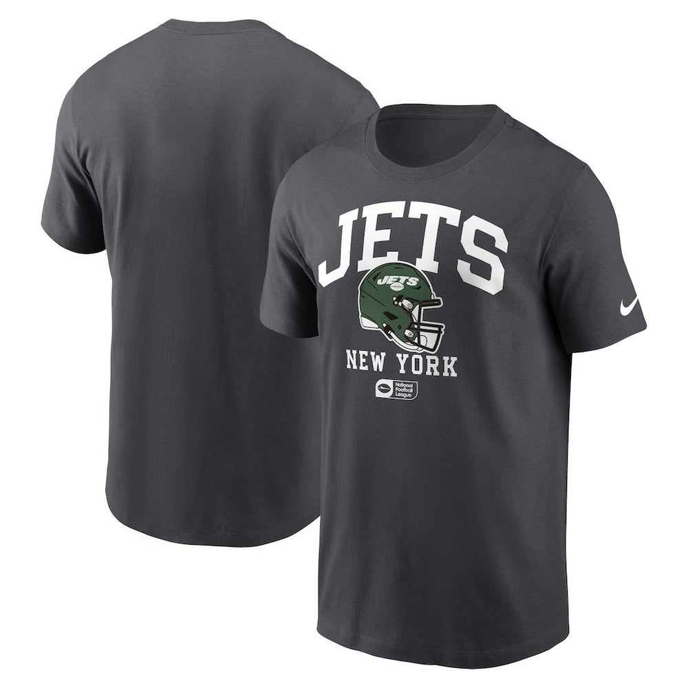 Nike New York Jets Helmet Essential T-Shirt Anthracite