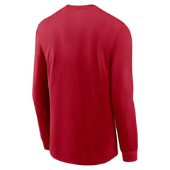 Nike San Francisco 49ers All Out Long Sleeve T-Shirt Scarlet