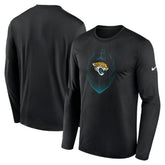 Nike Jacksonville Jaguars Icon Legend Performance Long Sleeve T-Shirt Black