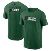 Nike New York Jets Outline T-Shirt Green