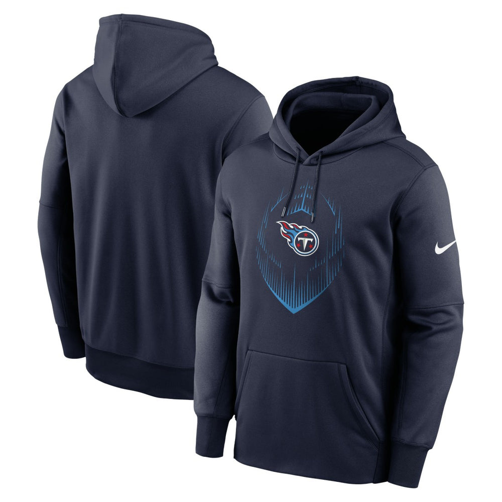 Nike Tennessee Titans Icon Performance Pullover Hoodie Navy