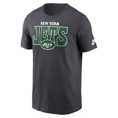 Nike New York Jets Rewind Stack Essential T-Shirt Charcoal