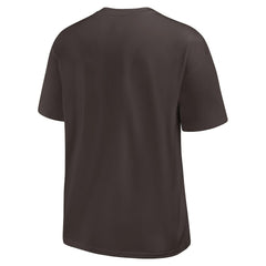 Nike Cleveland Browns Rewind Heavy Max90 Pocket T-Shirt Brown